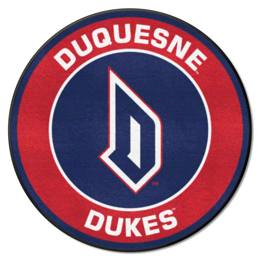 Duquesne University Dukes  Round Dorm Mat/Rug