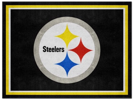 Pittsburgh Steelers  8x10 Dorm / Home Plush Rug