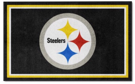 Pittsburgh Steelers  4x6 Dorm / Home Plush Rug